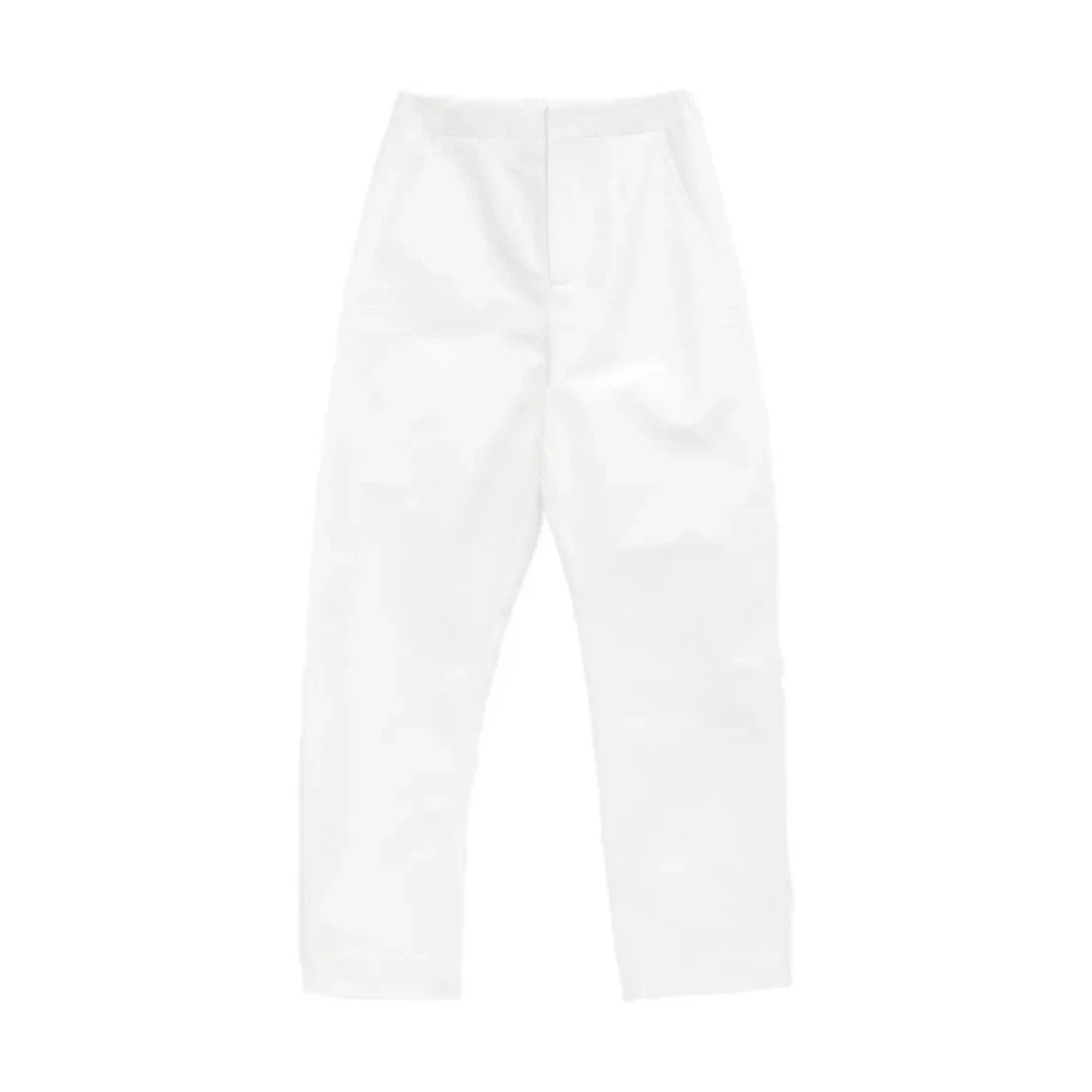 Jacquemus White Le Pantalon Gardian - Male - Slim-Fit Trousers - W46 - Trousers