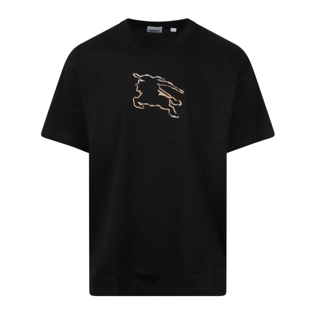 Burberry Check EKD T-Shirt Black Heren