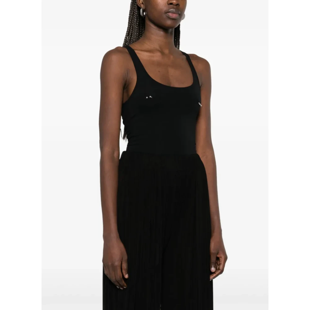 Mugler Zwarte Body Piercing Sieraden Black Dames
