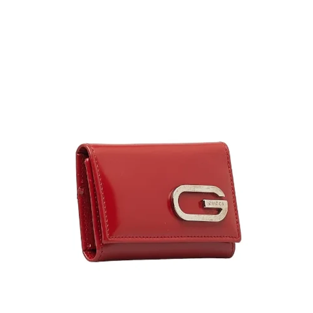 Gucci Vintage Pre-owned Leather key-holders Red Dames