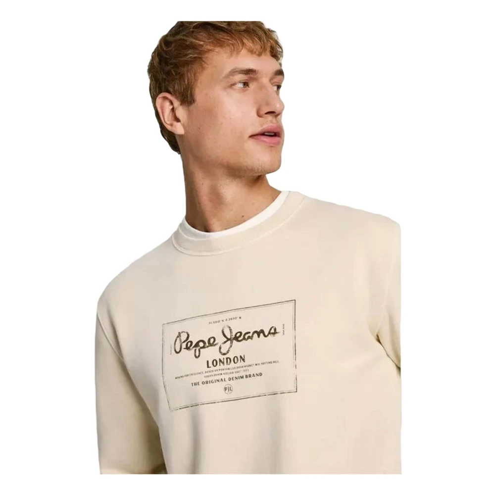 Pepe Jeans Simon Hoodie Beige Heren
