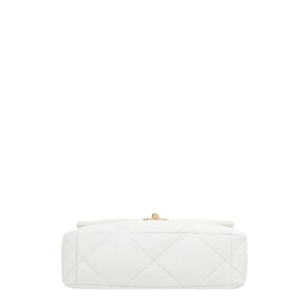Chanel Vintage Pre-owned Leather chanel-bags White Dames