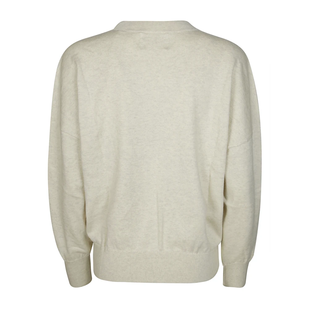 Isabel Marant Étoile Logo Crewneck Sweater Marisans ga Gray Dames