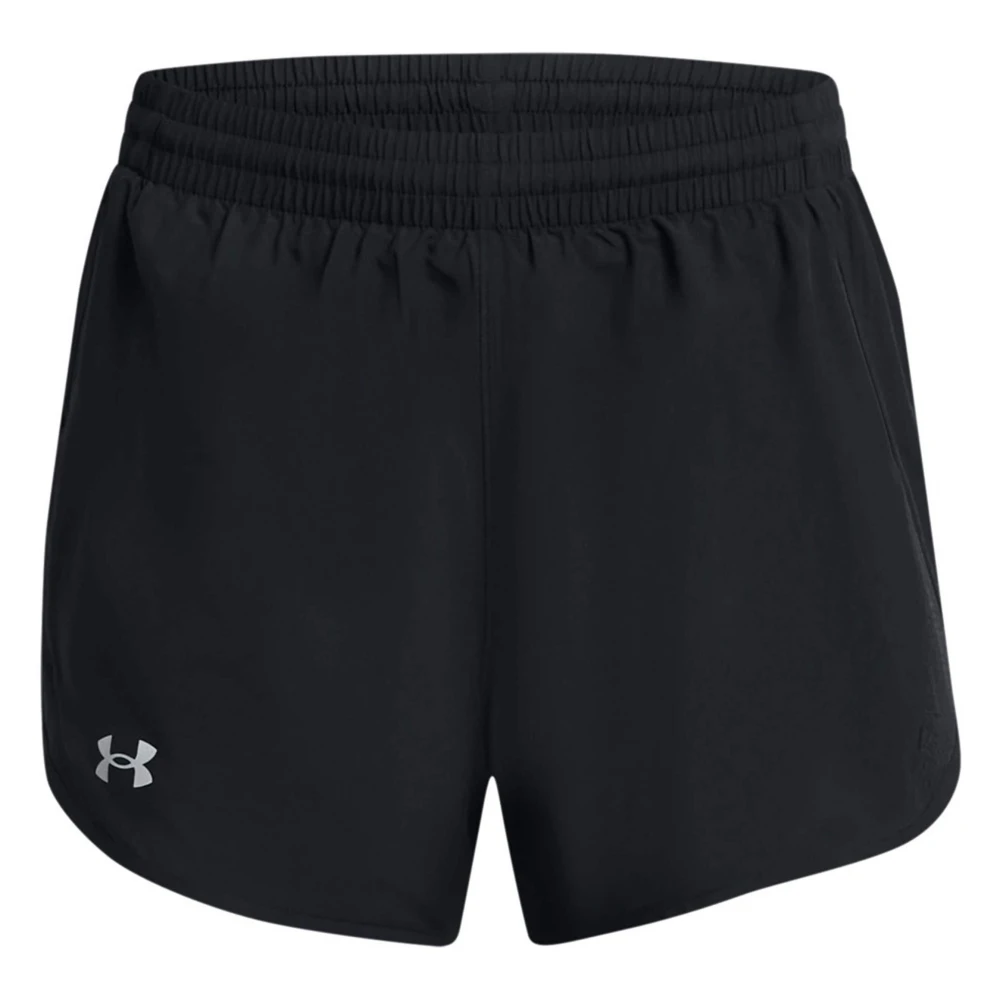 Under Armour Black Training Shorts, Female, M, Fly By 2In1 Shorts