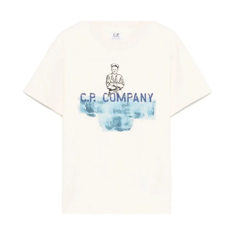 C.p. Company Men's Beige T-Shirt