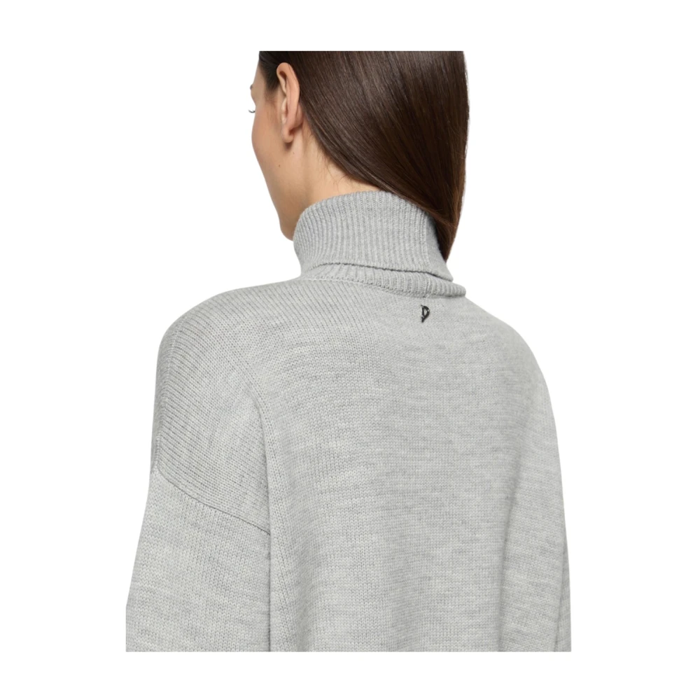 Dondup Stijlvolle Gebreide Trui Gray Dames
