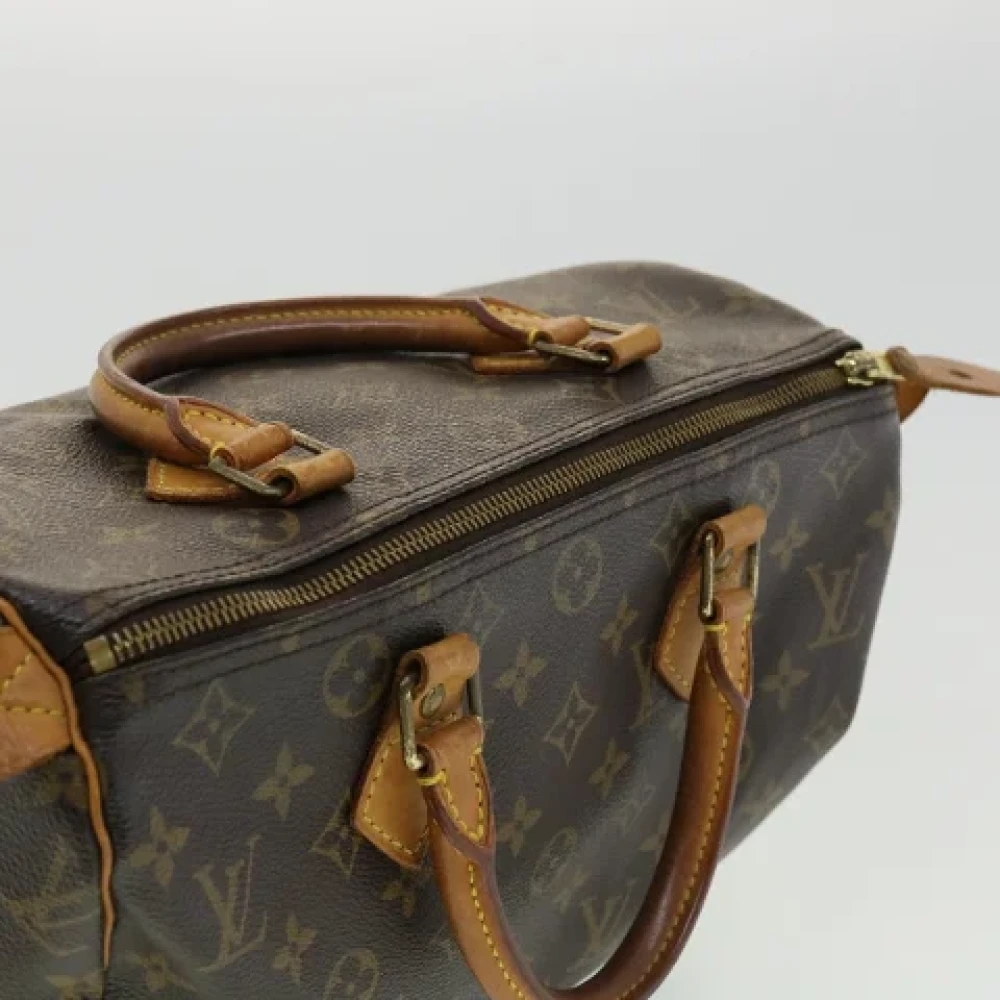 Louis Vuitton Vintage Tweedehands Speedy 30 Monogram Handtas Brown Unisex