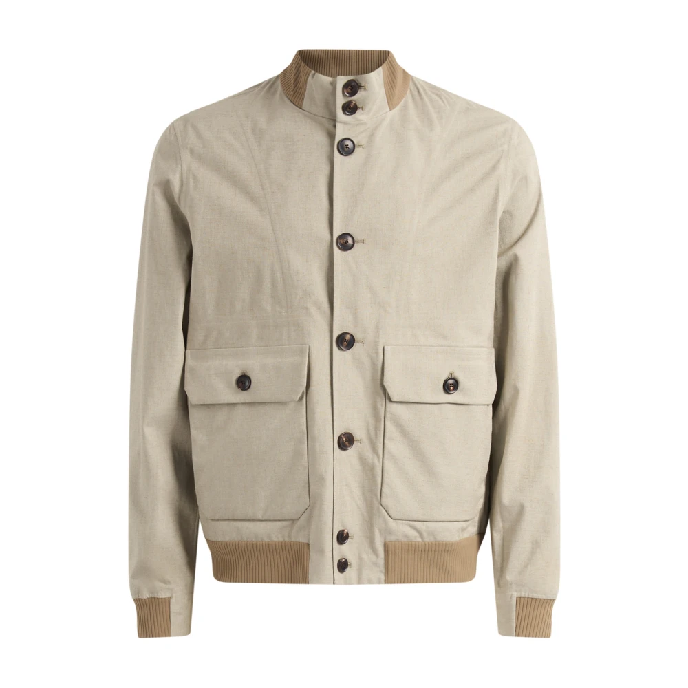 Rrd Homme Gris Vestes, Taille: L Veste Technique En Lin