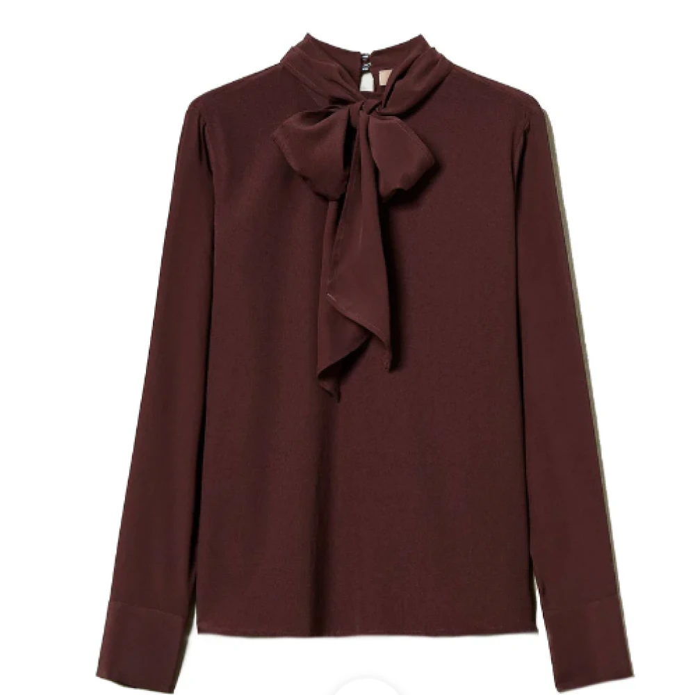 Twinset Stijlvolle Shirt Set Brown Dames
