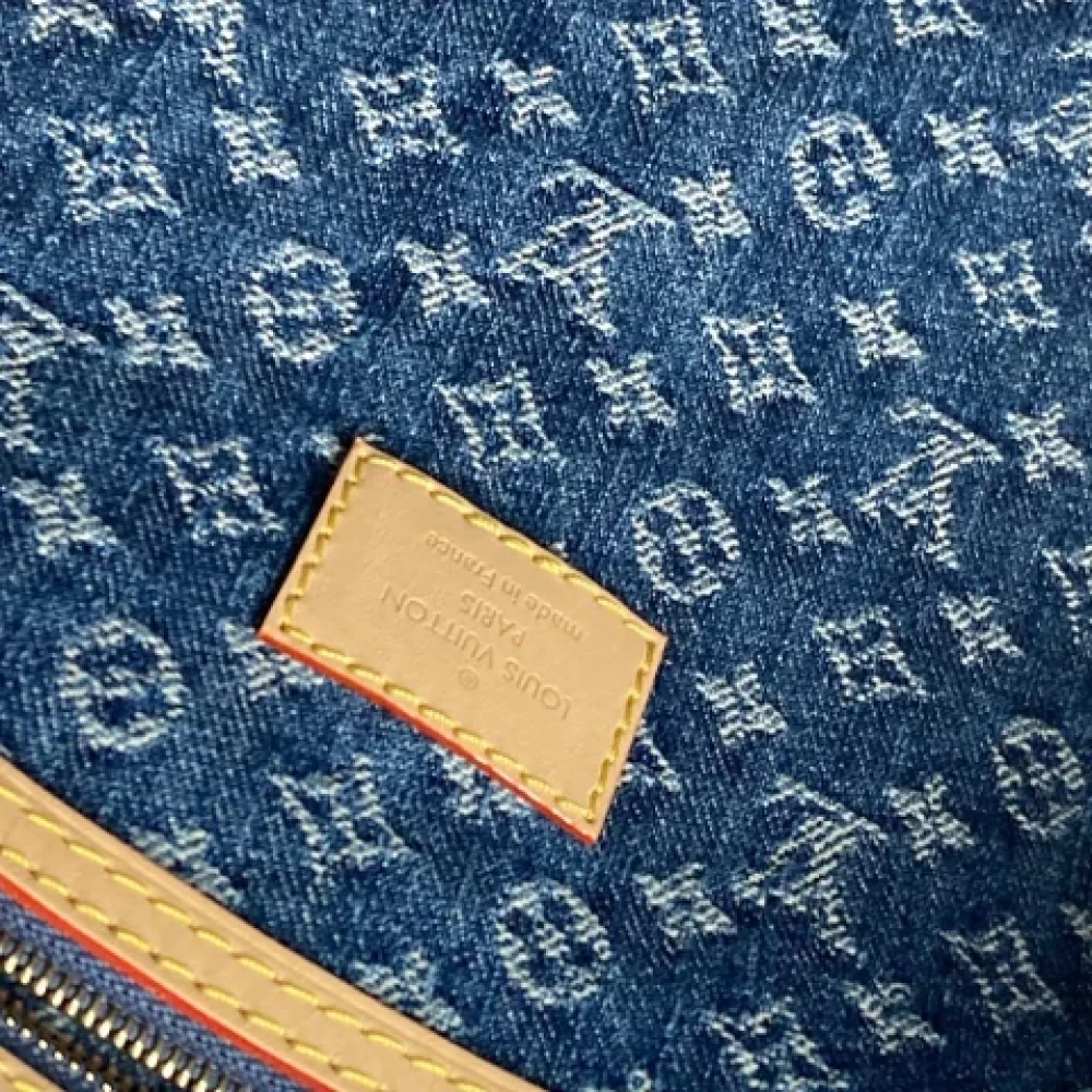 Louis Vuitton Vintage Pre-owned Denim louis-vuitton-bags Blue Dames