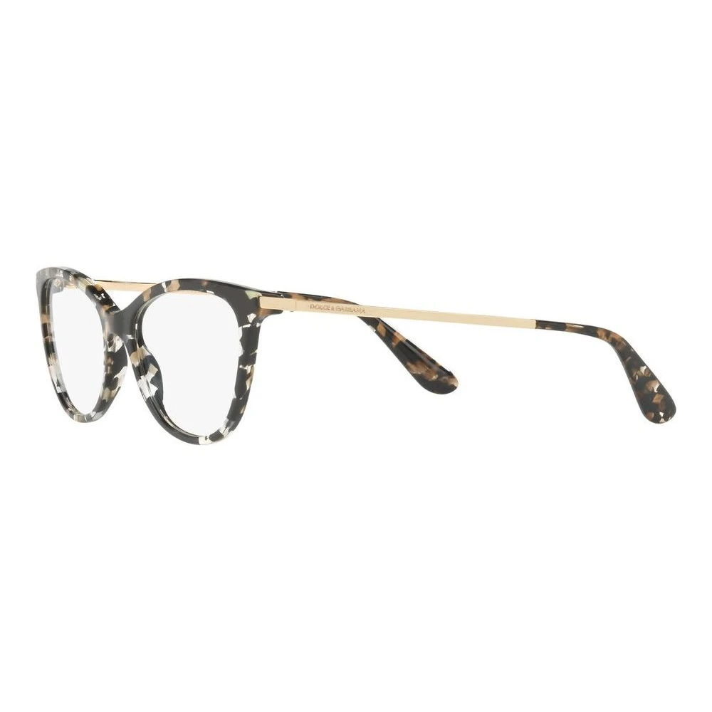 Dolce & Gabbana Beige Havana Brilmontuur Multicolor Unisex