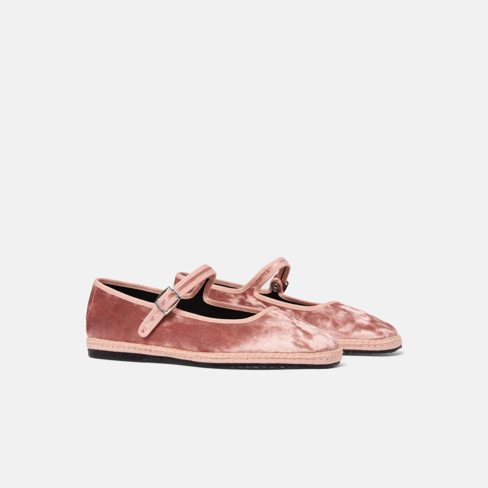 Scarosso Petra Antique Pink Velvet