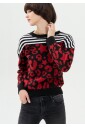 imprime-animal-raye-col-rond-multicolore-haut