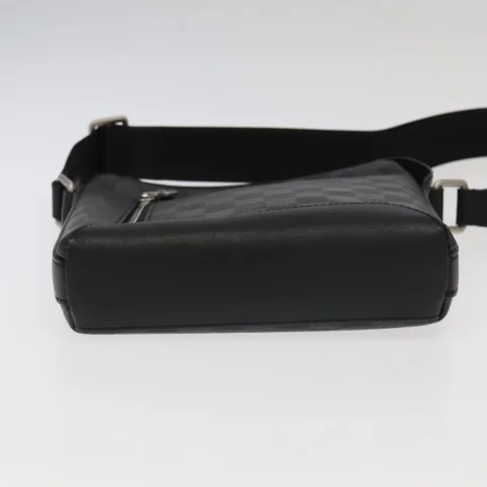 Louis Vuitton Vintage Pre-owned Leather shoulder-bags Black Dames