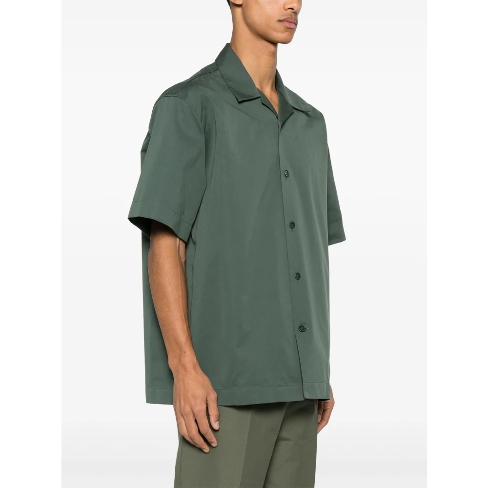 Jil Sander Klassieke Witte Overhemd Green Heren