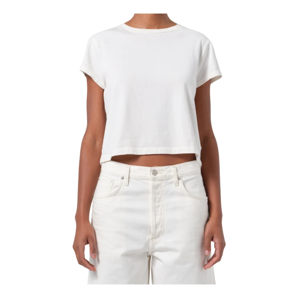 Agolde - Tops > T-Shirts - White - Agolde - Modalova