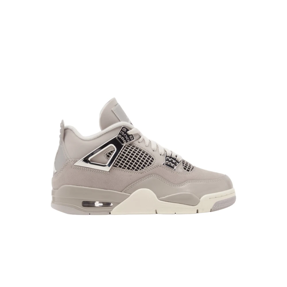 Jordan Gray Trainers, Female, 11 Uk, Womens Air 4 Retro