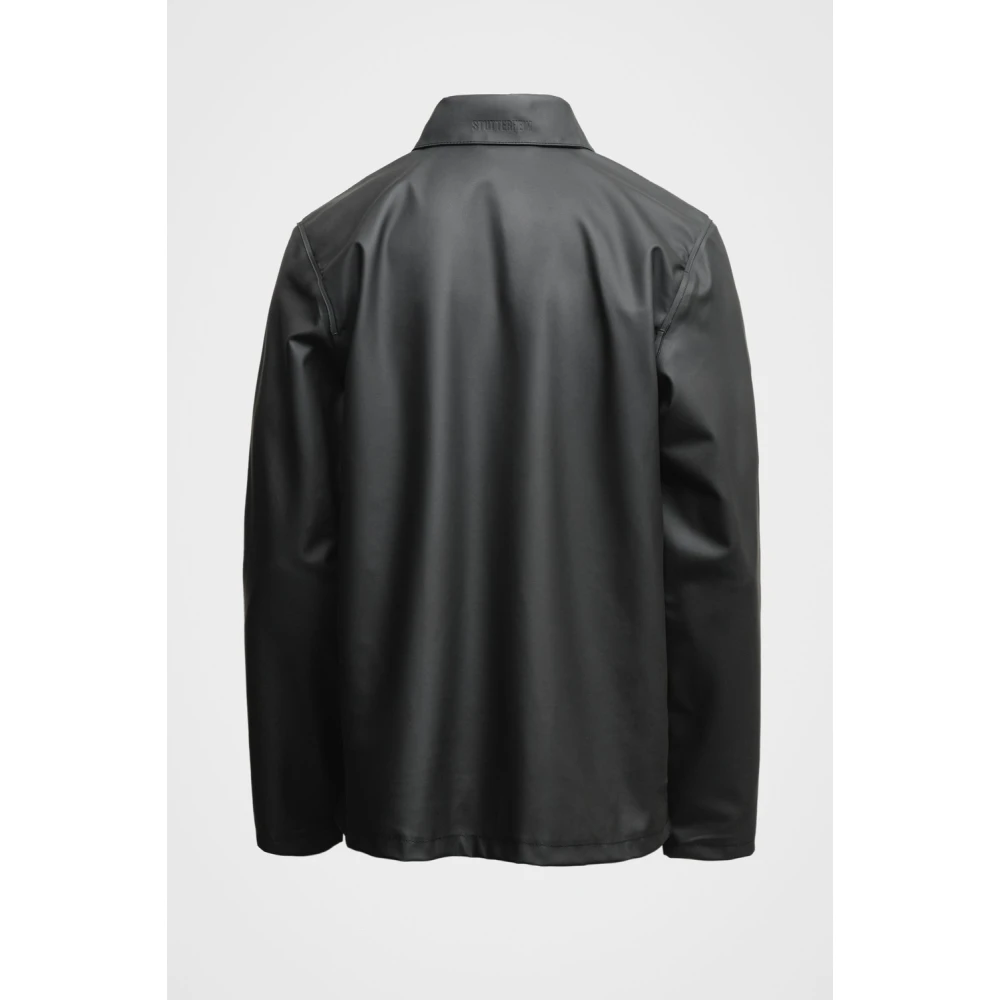 Stutterheim Lichtgewicht Waterdicht Overshirt Black Heren
