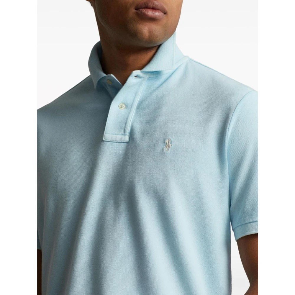 Polo Ralph Lauren Blauwe T-shirts en Polos Blue Heren