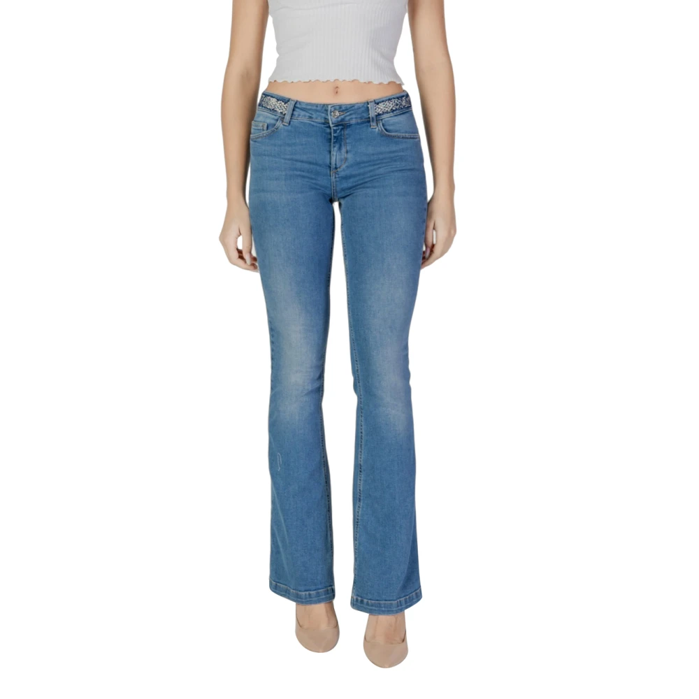Liu Jo Donna Blu Jeans A Zampa