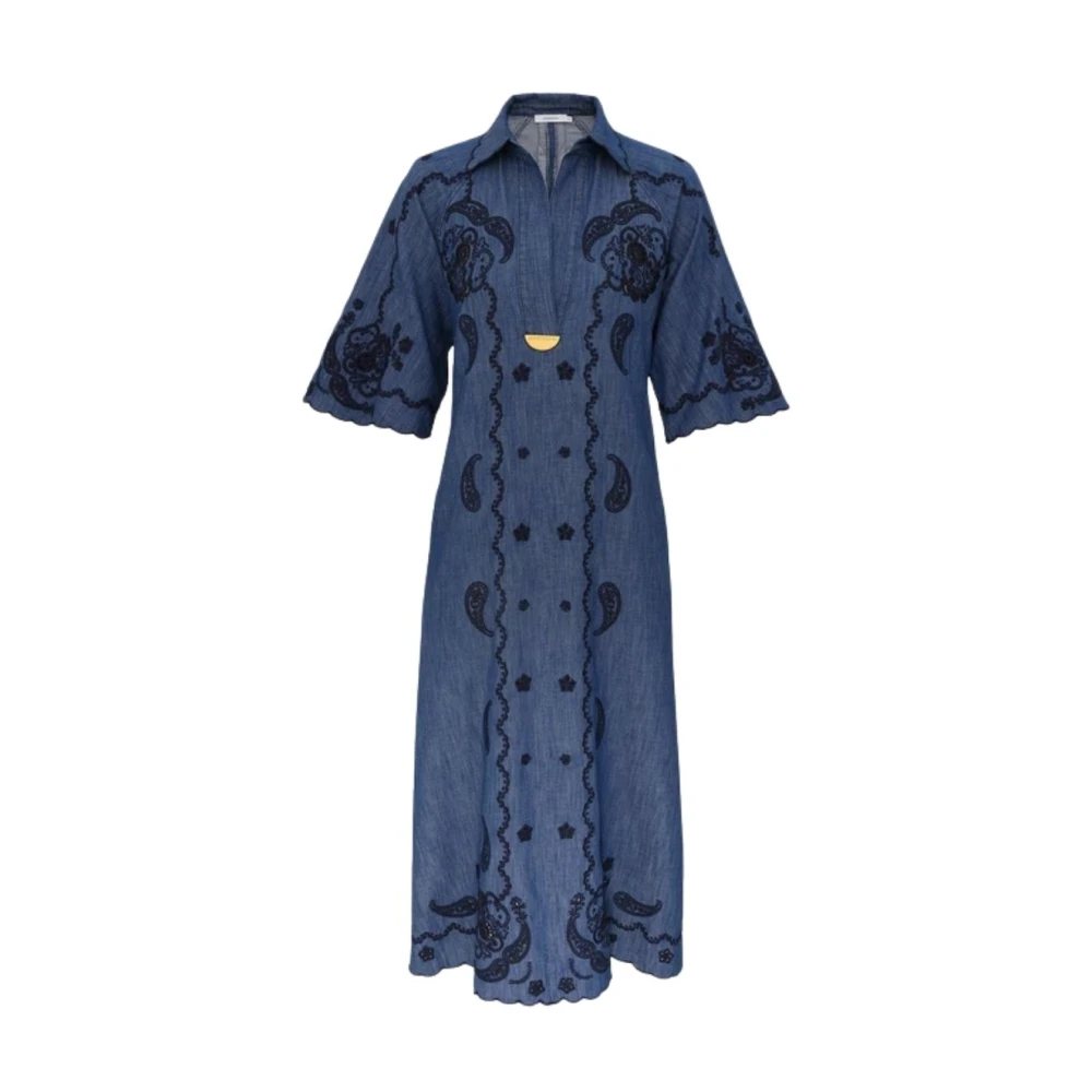 Zimmermann , Damen, Kleider, Blau, L 