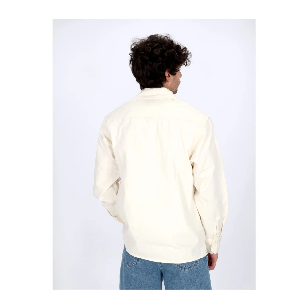 Carhartt WIP Off White Rainer Overhemd Jas Beige Heren