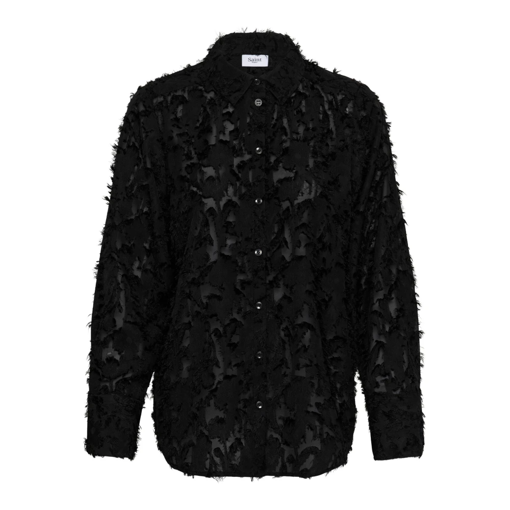 VAN GRAAF Saint Tropez Damen Schwarz Bluse Unitasz Mittel - Bild 2