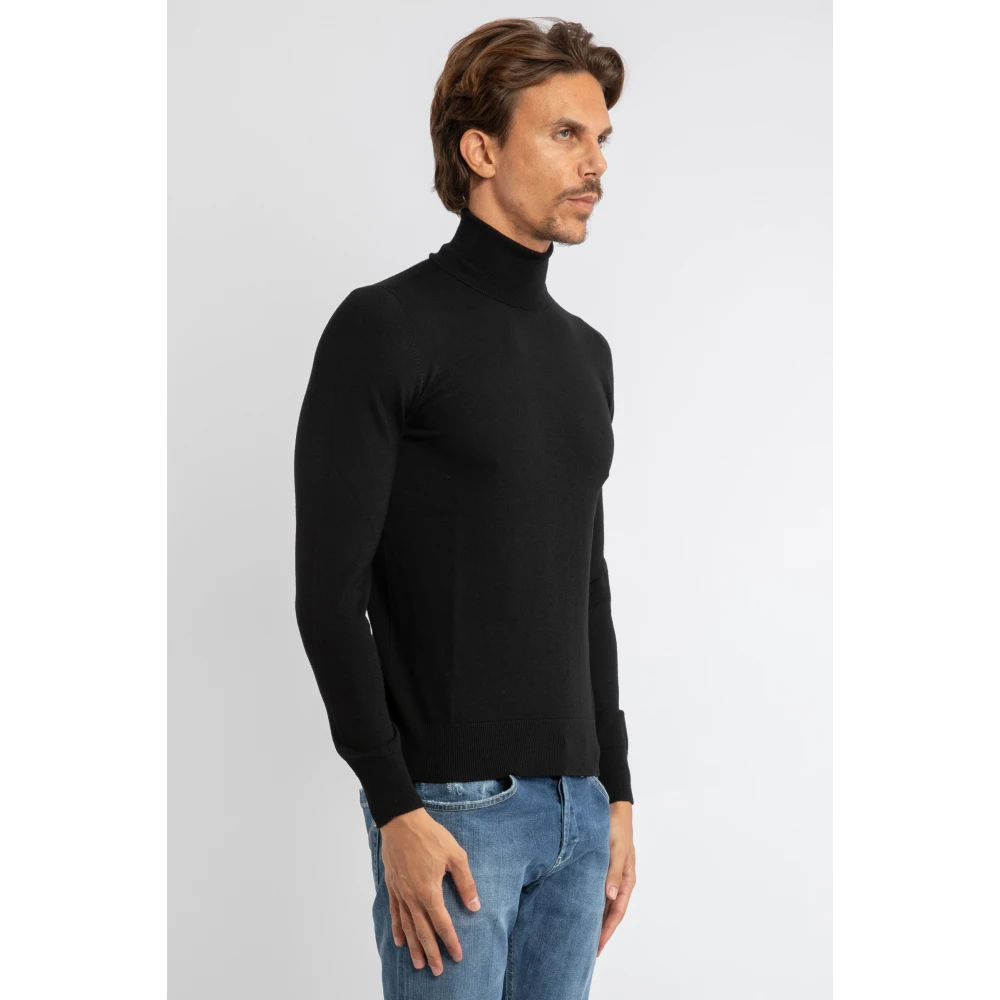 Gran Sasso Zwarte wollen coltrui Black Heren