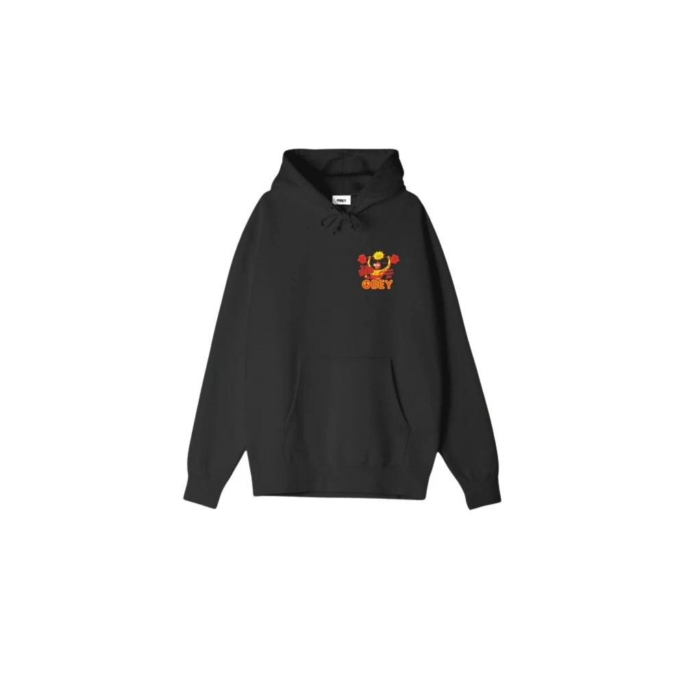Obey Zwart Stijlvol Live Again Now Shirt Black Heren
