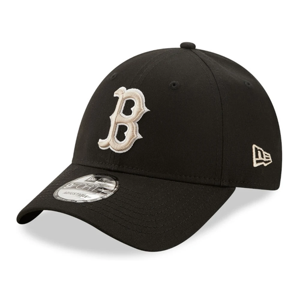 new era Zwarte Red Sox League Essential Pet Black Heren