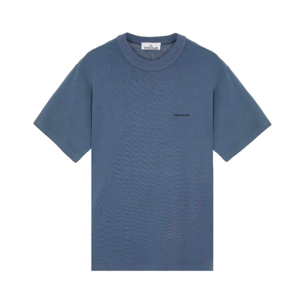 Stone Island Donkerblauwe Gebonden T-shirt Blue Heren