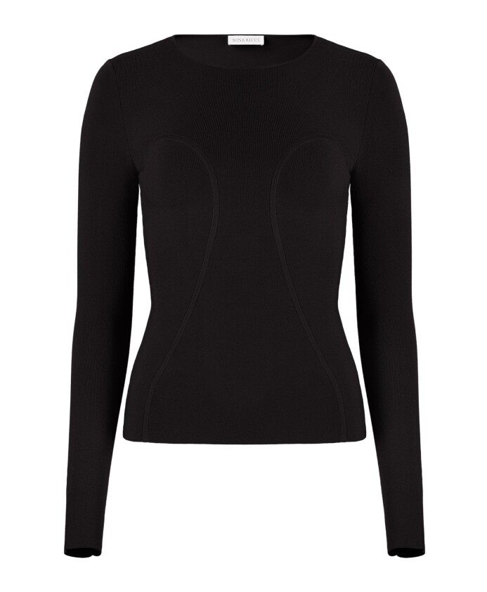 fitted-long-sleeve-top
