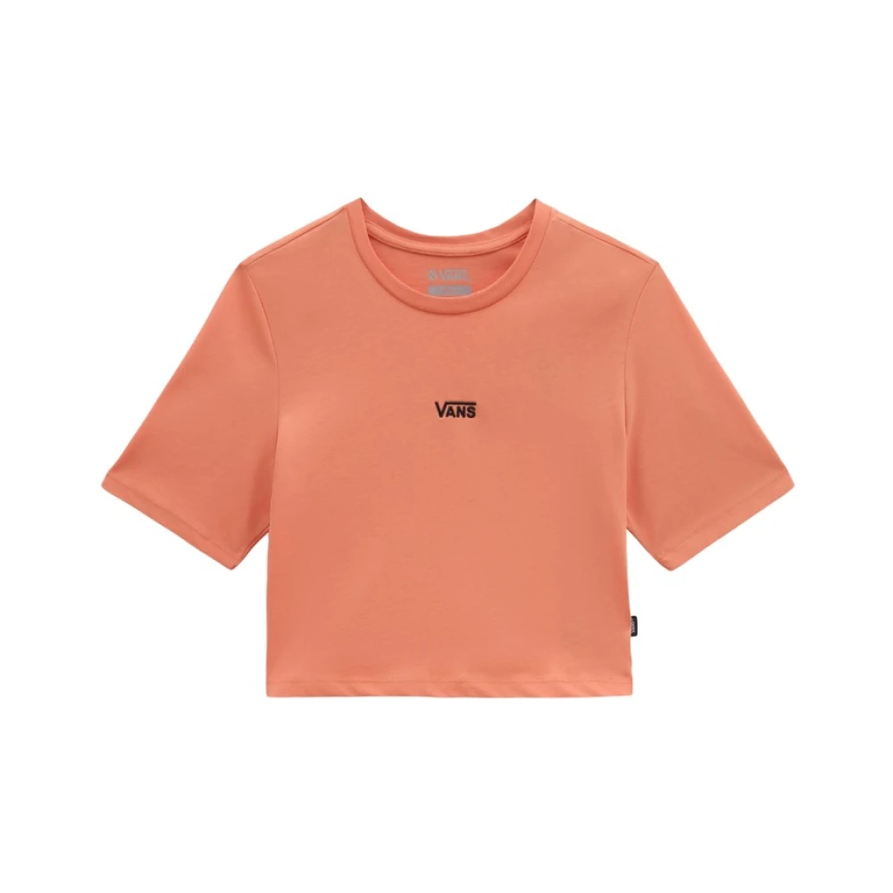 Vans Stilren Cropped T-Shirt Orange, Dam
