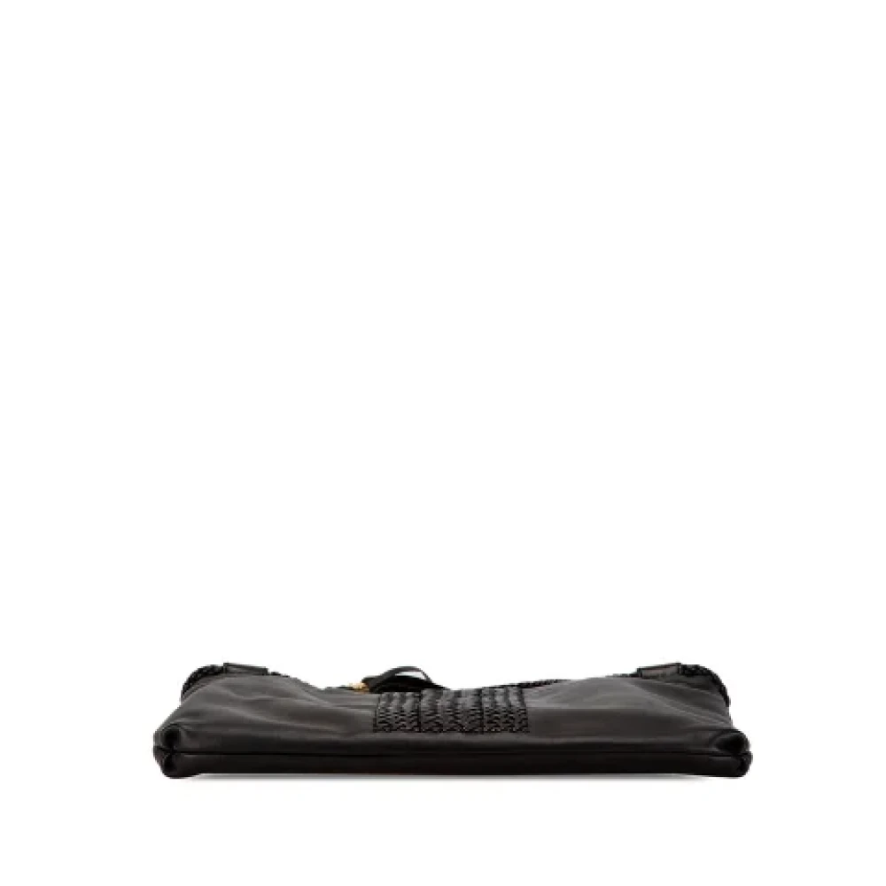 Gucci Vintage Pre-owned Leather totes Black Dames