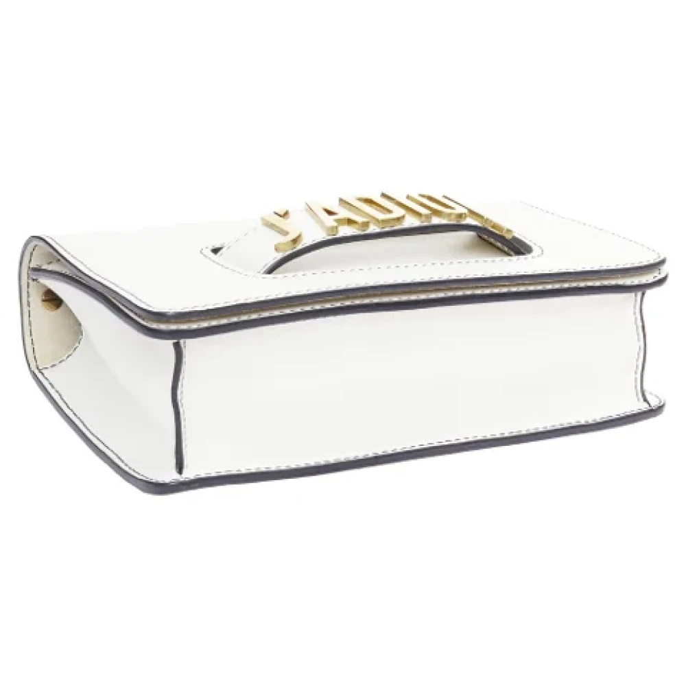 Dior Vintage Pre-owned Leather crossbody-bags White Dames