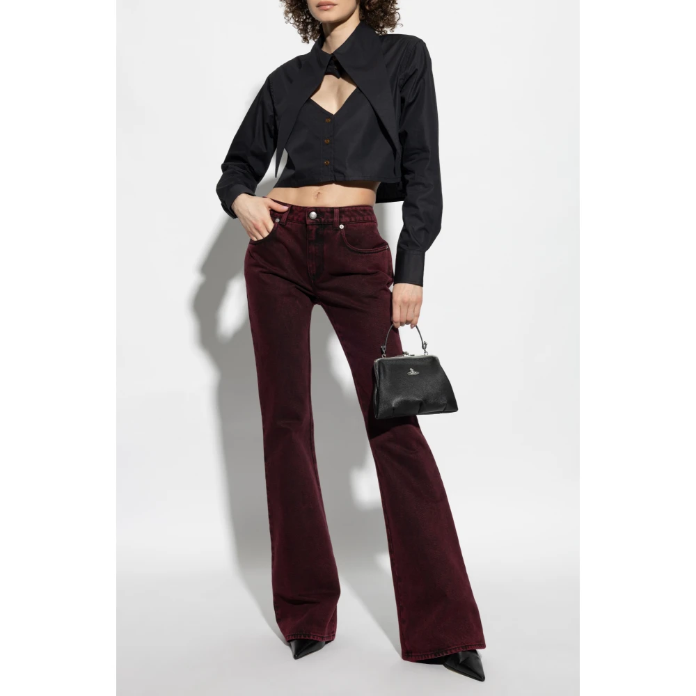 Vivienne Westwood Korte shirt met uitsnijding Black Dames