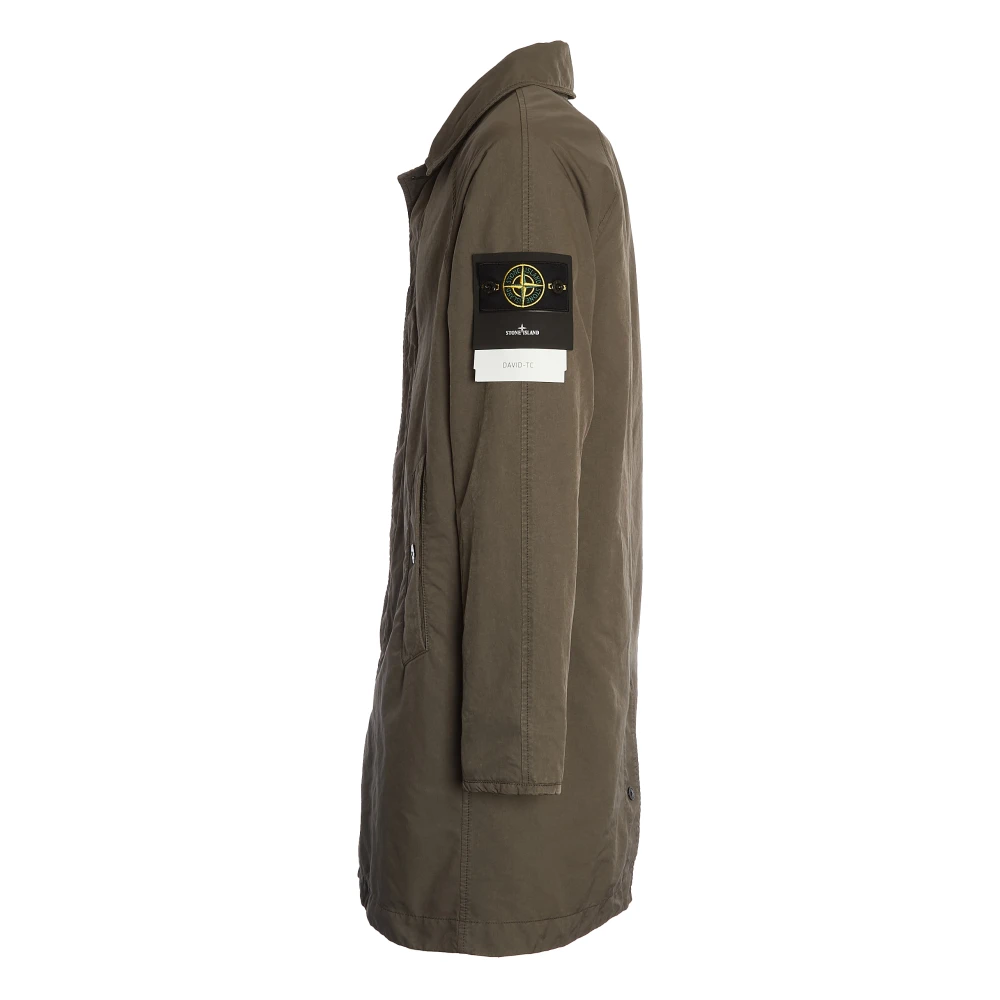 Stone Island Innovatieve Marrone Jas Aw24 Stijl Brown Heren