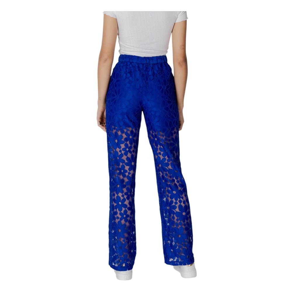 Desigual Palace Pants Collection 100% Polyester Blue Dames