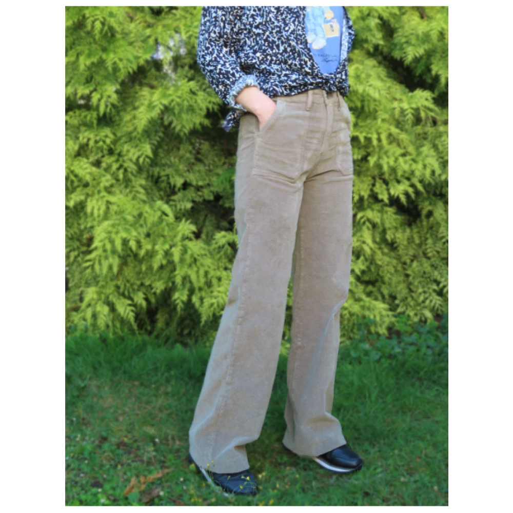 Islow Wijde broek Andrea Beige Dames
