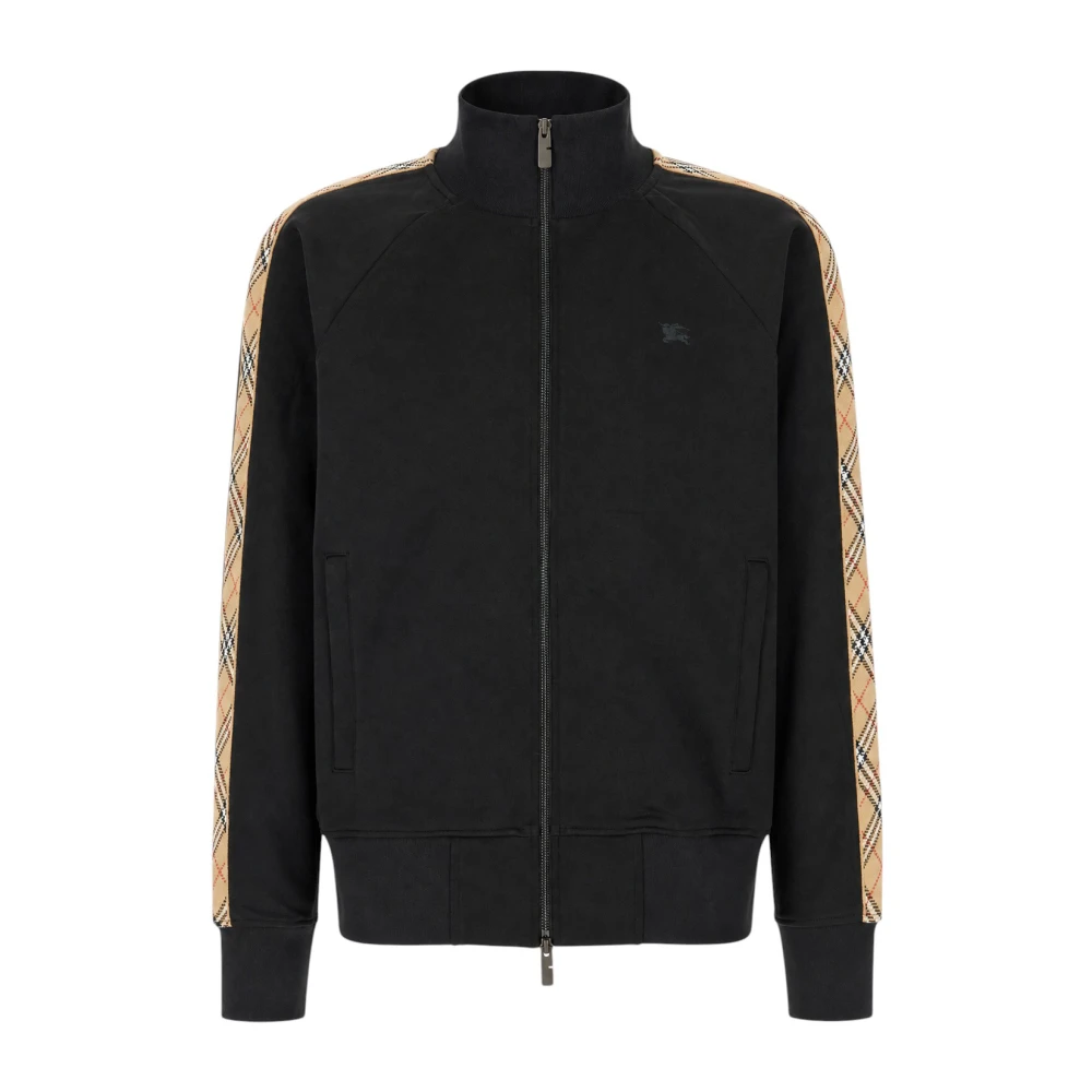 Burberry Mannelijk Zwart Hoodies & Sweatvesten Heren, Xl, Zip-Through Sweatshirt