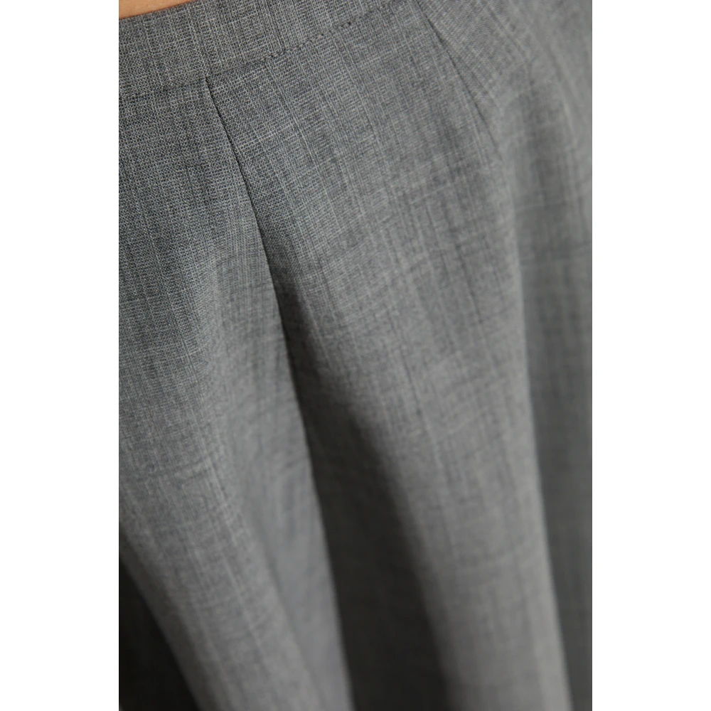 Fabiana Filippi Wijd uitlopende rok Gray Dames