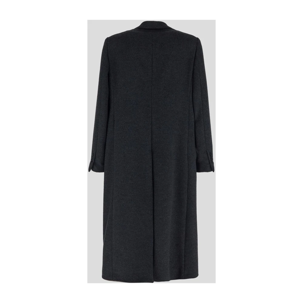 Lardini Wol Alpaca Dubbel Breasted Jas Gray Heren