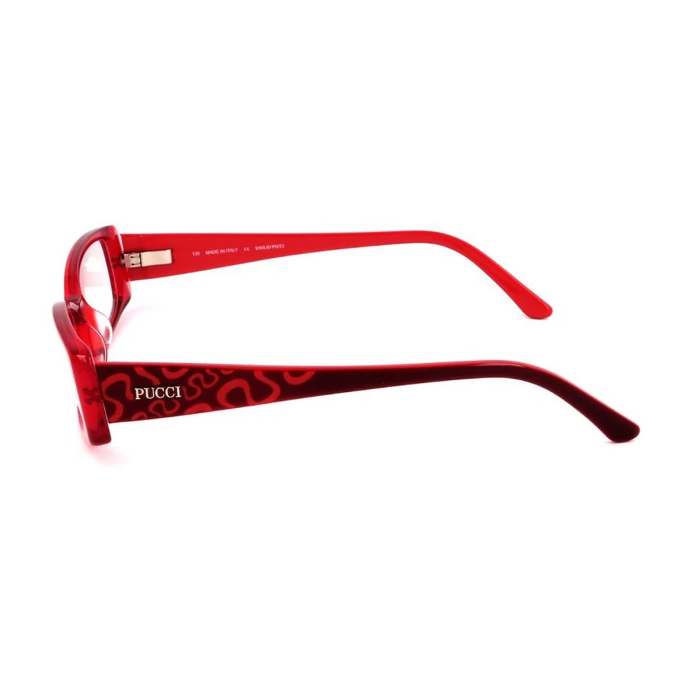 EMILIO PUCCI Rood Plastic Dameshorloge met Kersendial Red Dames