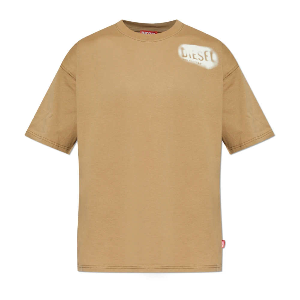 Diesel - T-Shirts - Tops - Hombre - Beige - Xs