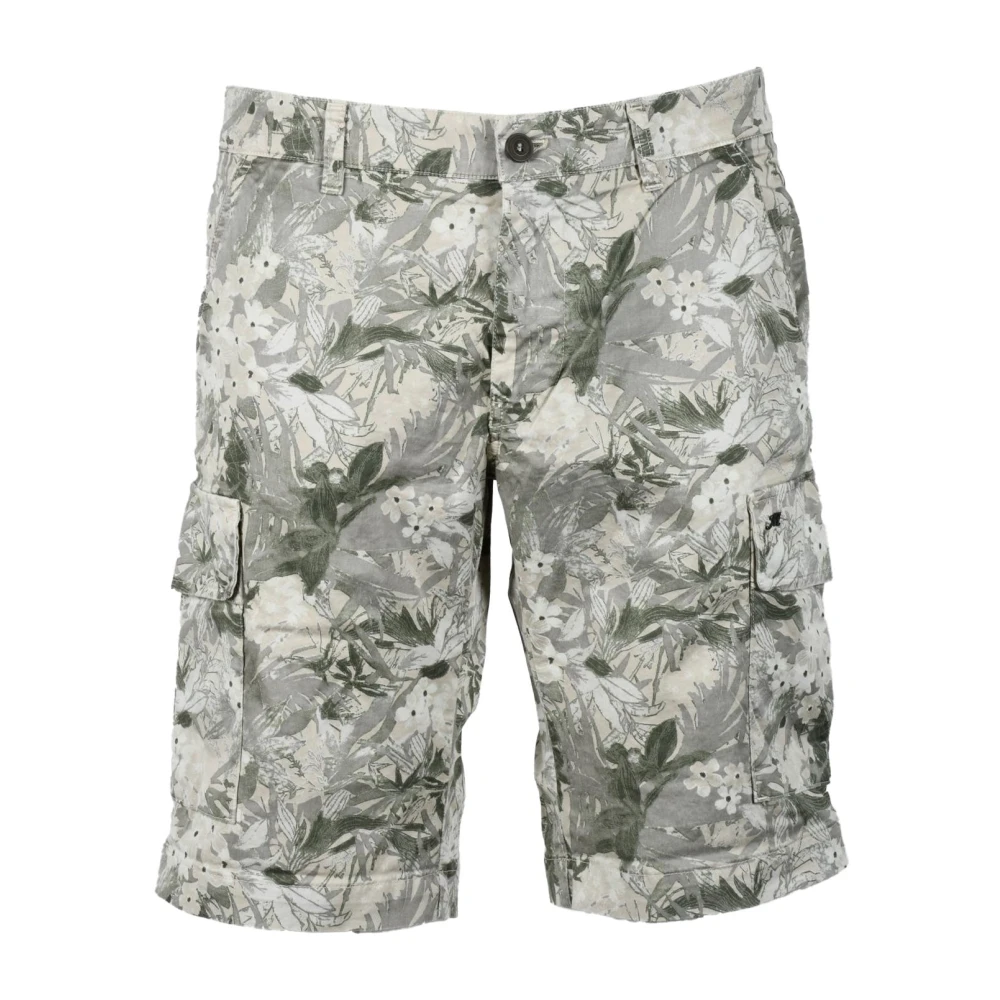 Mason's Katoen Elastaan Bermuda Shorts Multicolor Heren