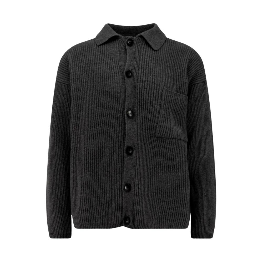 Amaránto Women's Black Wool And Cashmere Cardigan
