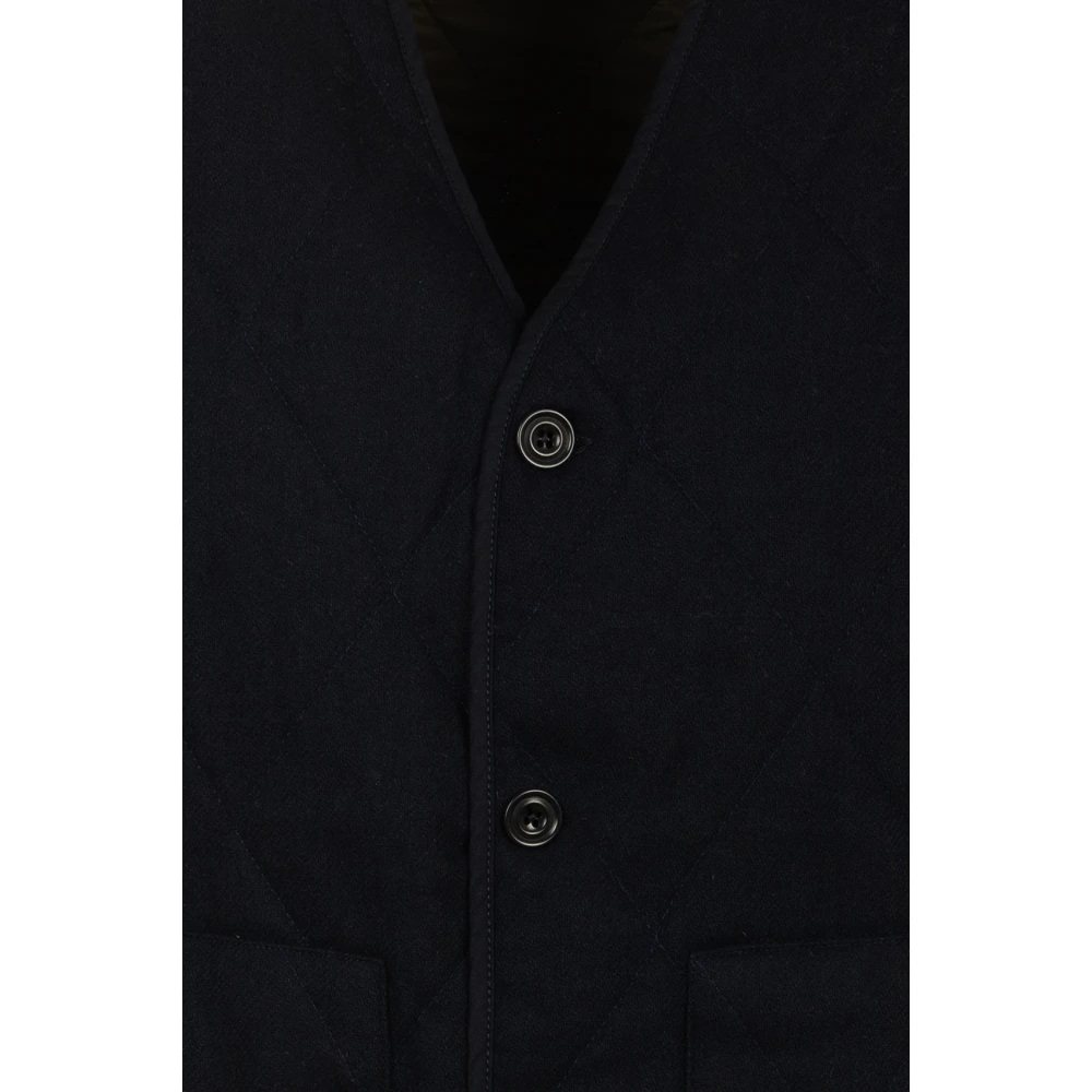 Hartford Blauwe Heren Vest Jassen Blue Heren