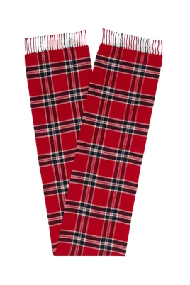Plaid Wool Scarf