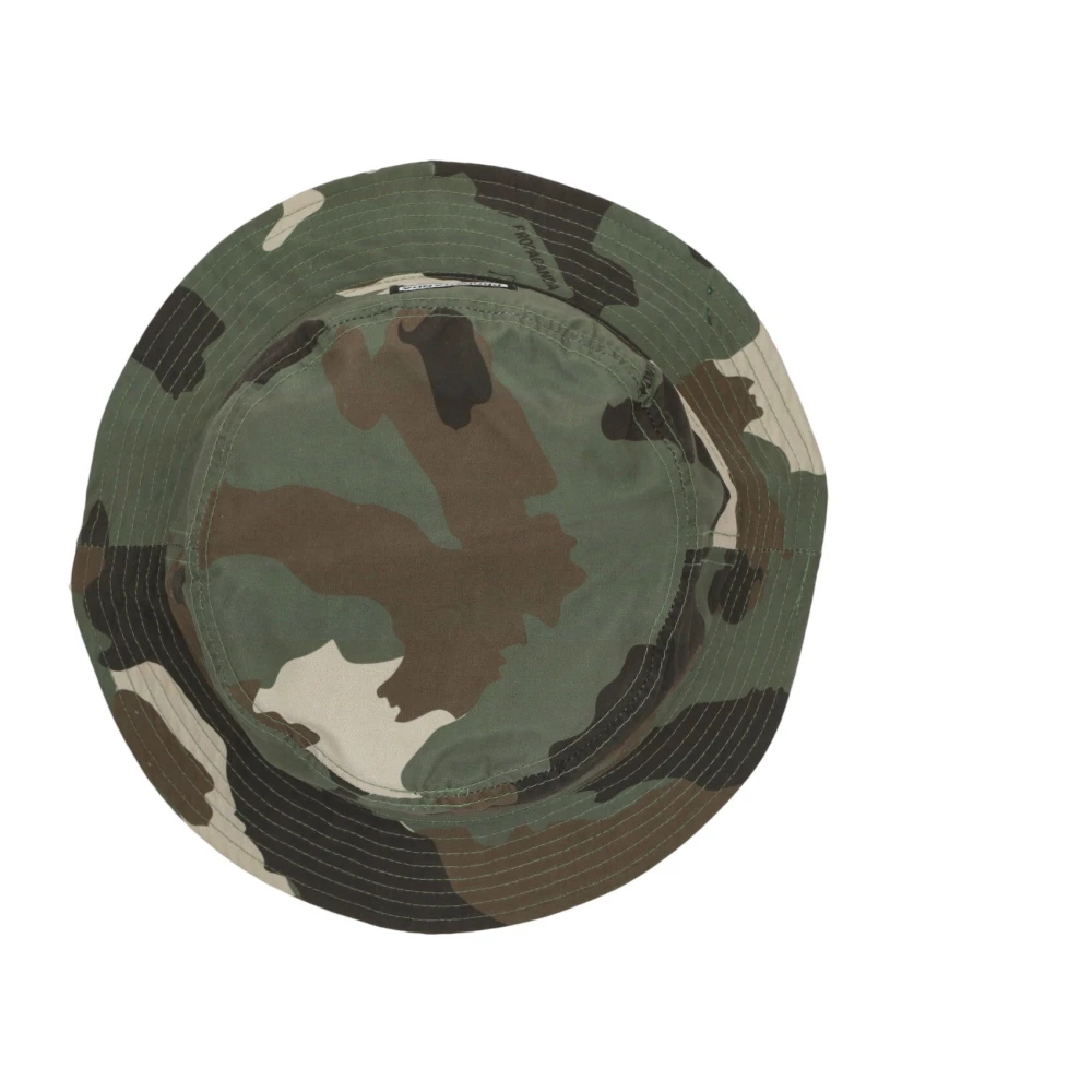 Propaganda Camo Bucket Hat met Geborduurd Logo Multicolor Unisex