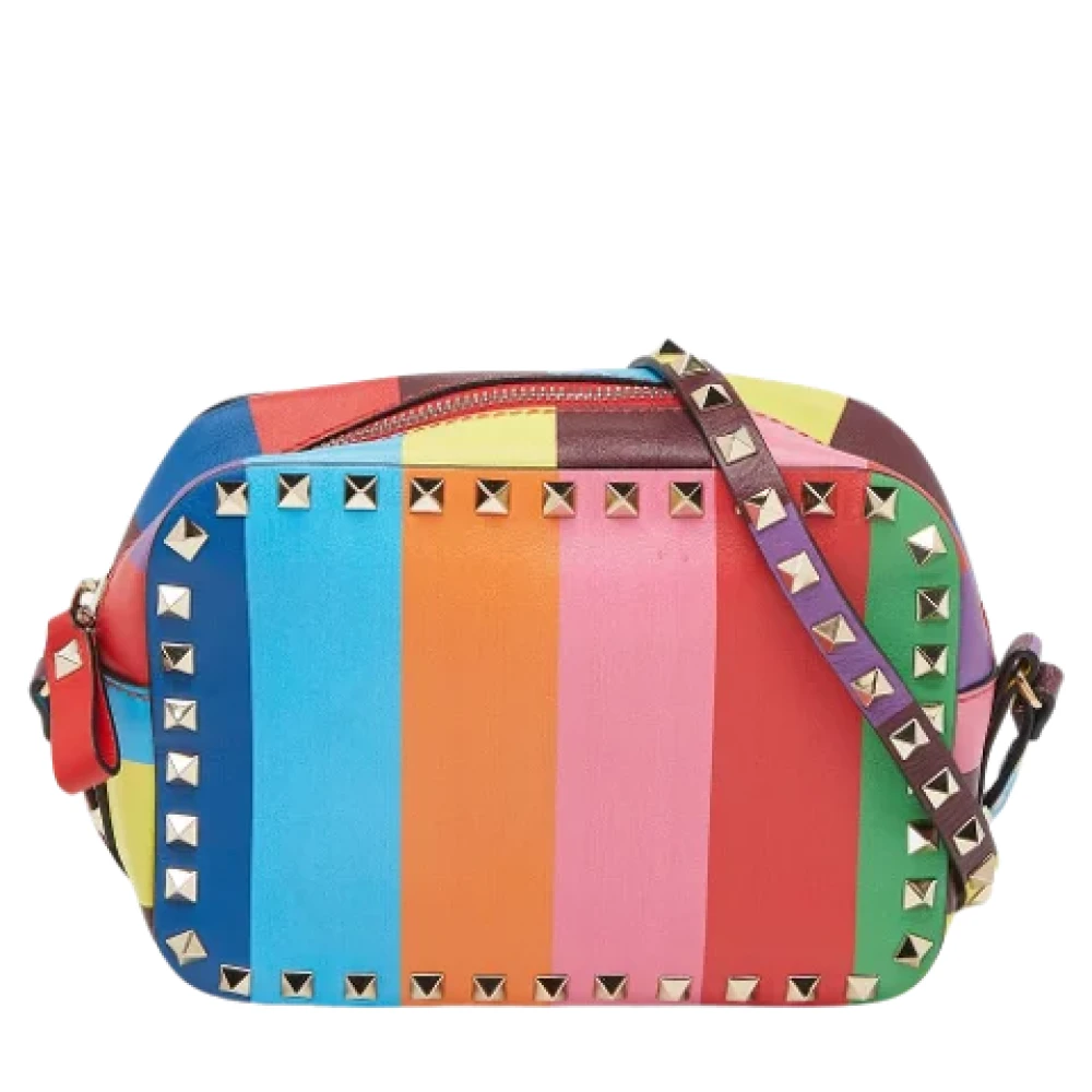 Valentino Vintage Pre-owned Leather crossbody-bags Multicolor Dames